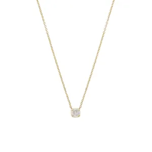 10K Gold Necklace w. Moonstone