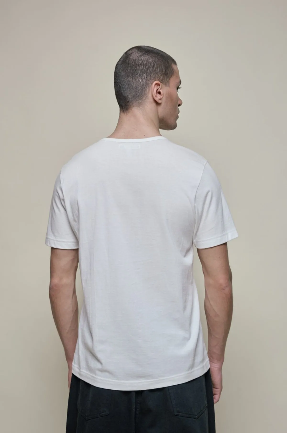 1950s Loopwheel T-Shirt White
