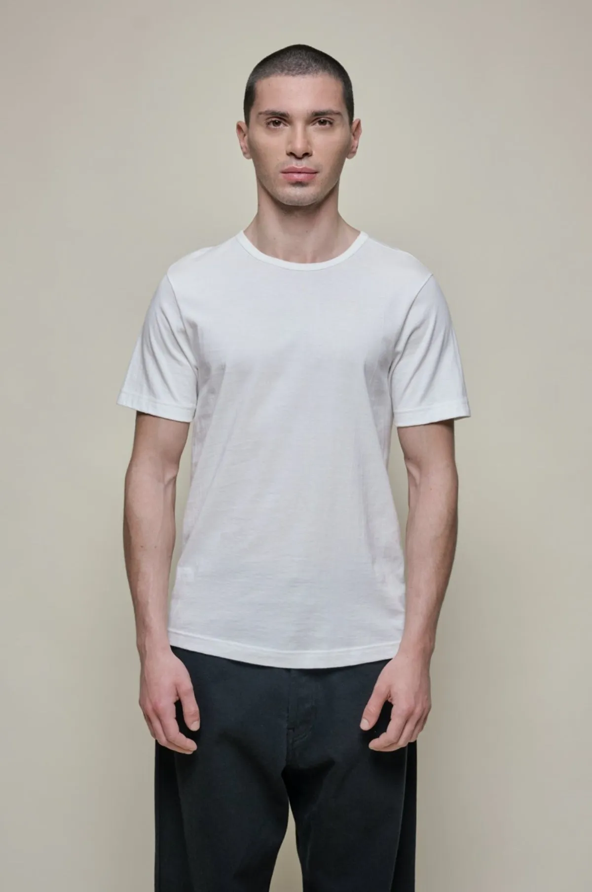 1950s Loopwheel T-Shirt White