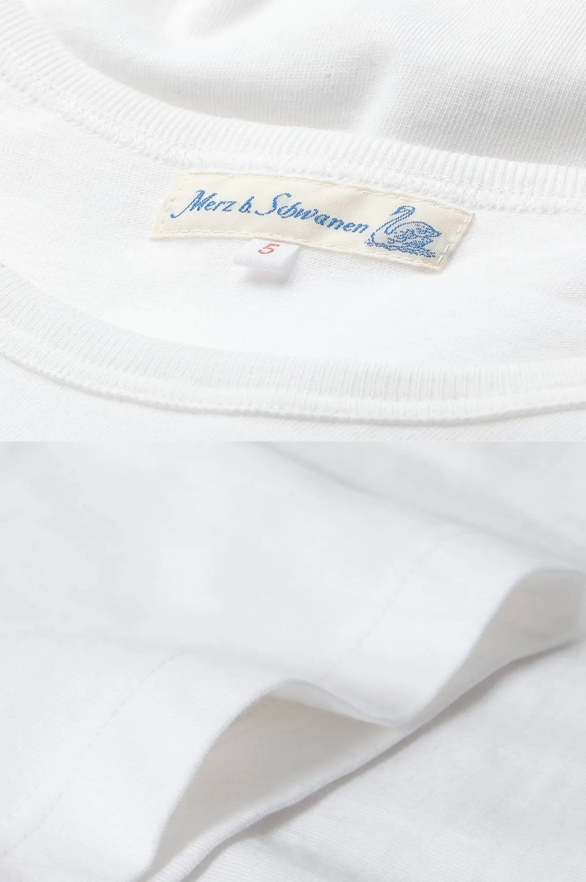 1950s Loopwheel T-Shirt White