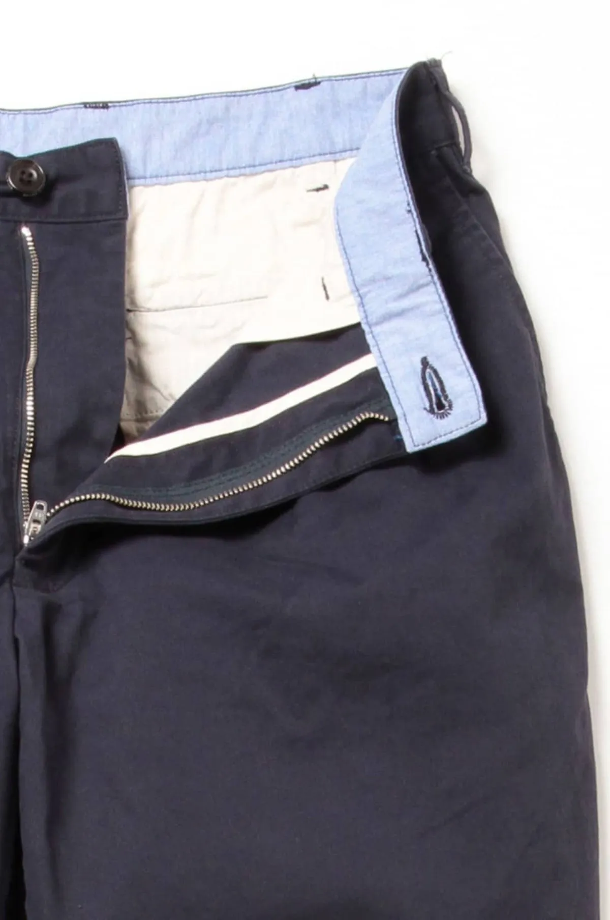 2 Pleats Twill Pant Navy