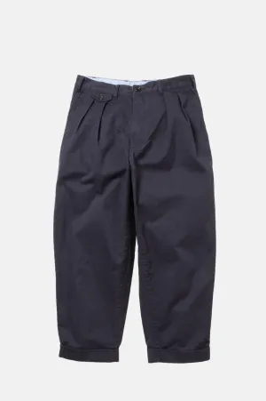 2 Pleats Twill Pant Navy