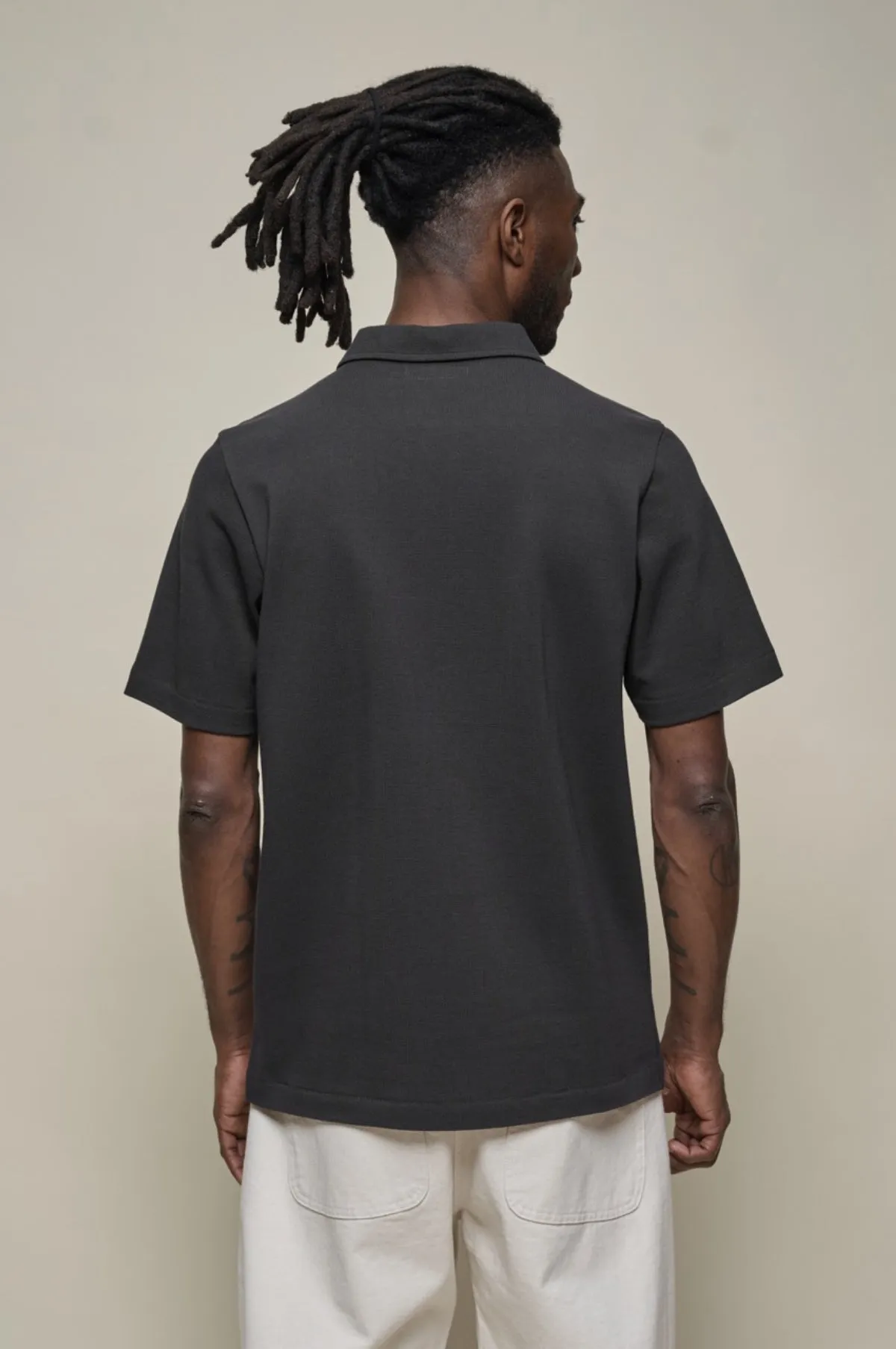 2PKPL Pocket Polo Shirt Charcoal