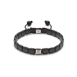 6mm Lock 18K Rosegold Bracelet w. Diamond