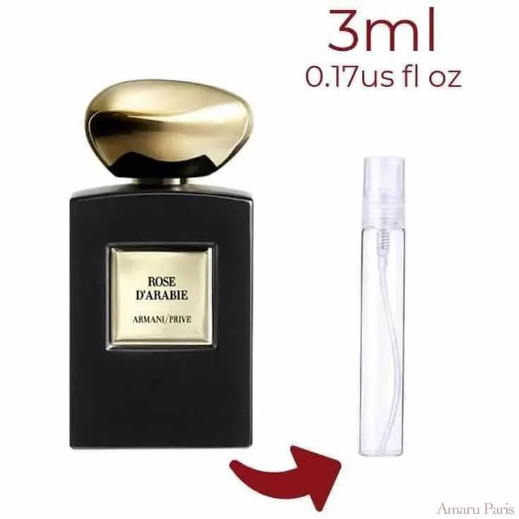 Armani Privé Rose d'Arabie Giorgio Armani for women and men Decant Fragrance Samples