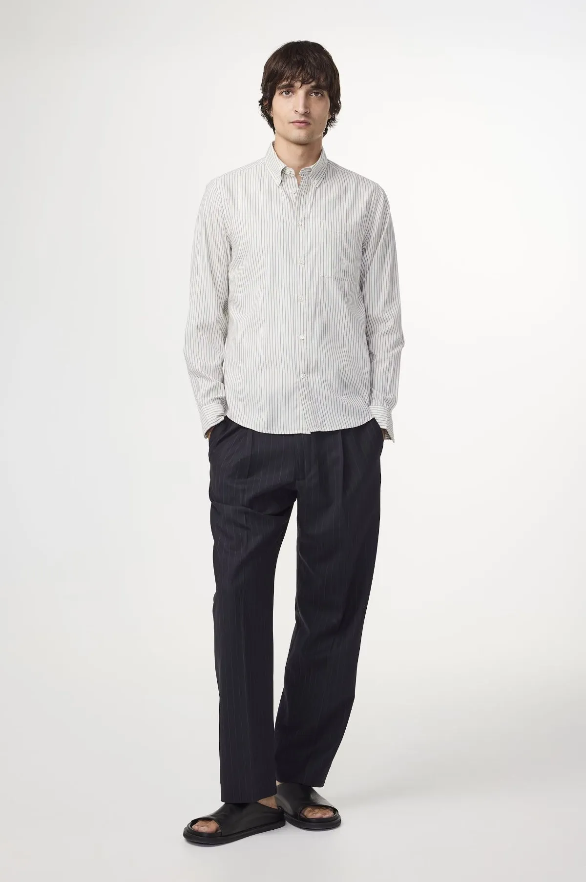 Arne BD Shirt Sea Stripe