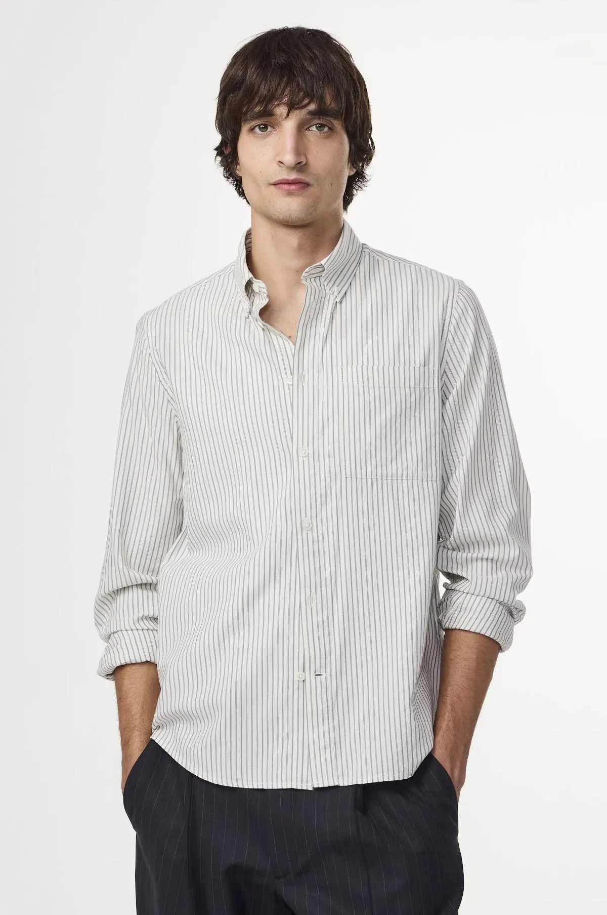 Arne BD Shirt Sea Stripe