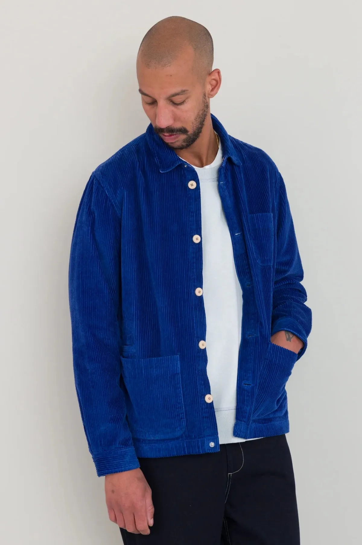 Assembly Jacket Bright Blue Heavy Cord