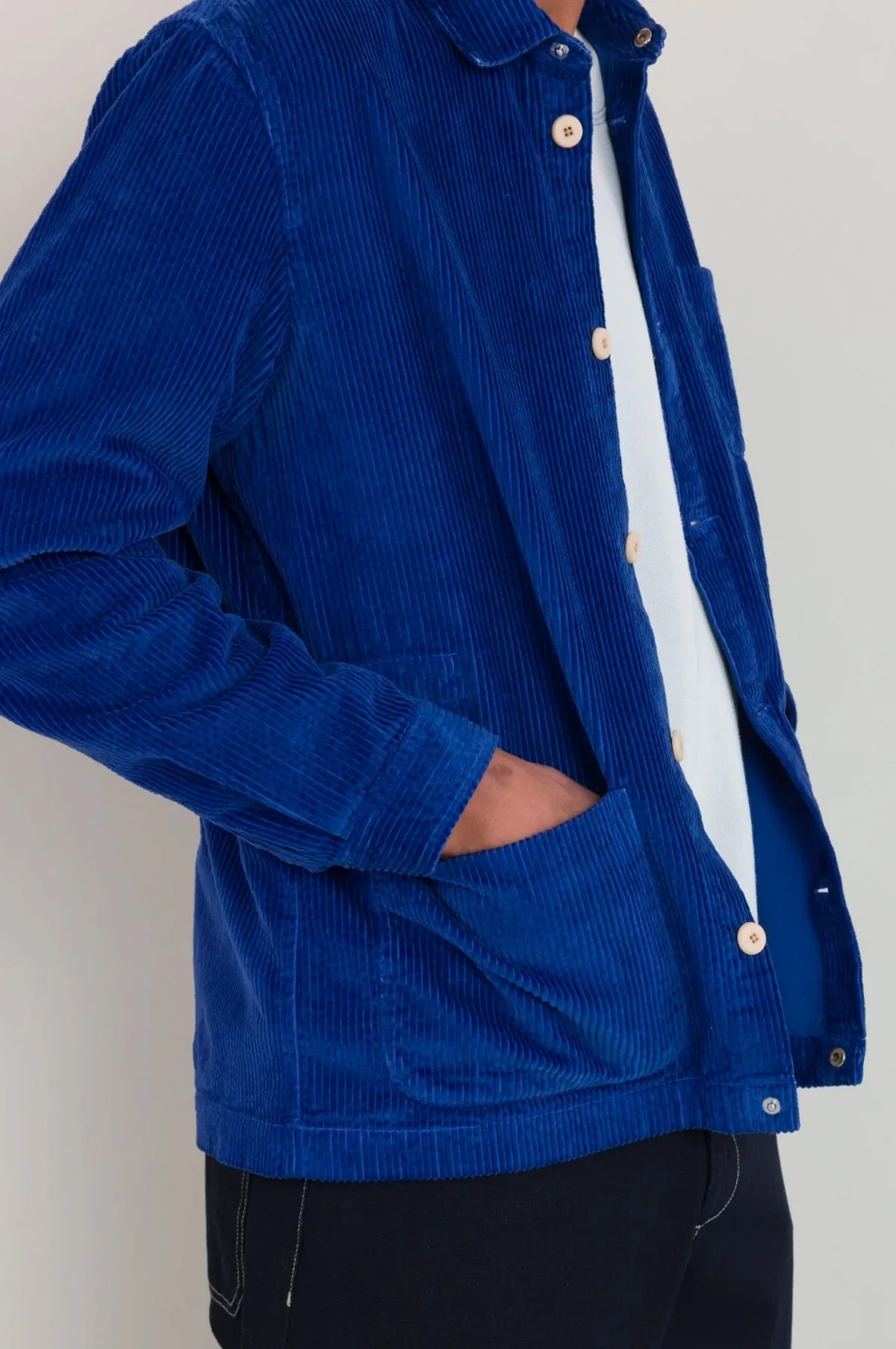 Assembly Jacket Bright Blue Heavy Cord