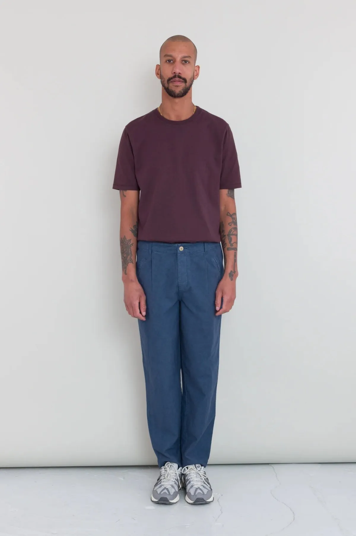 Assembly Pant Steel Blue Moleskin