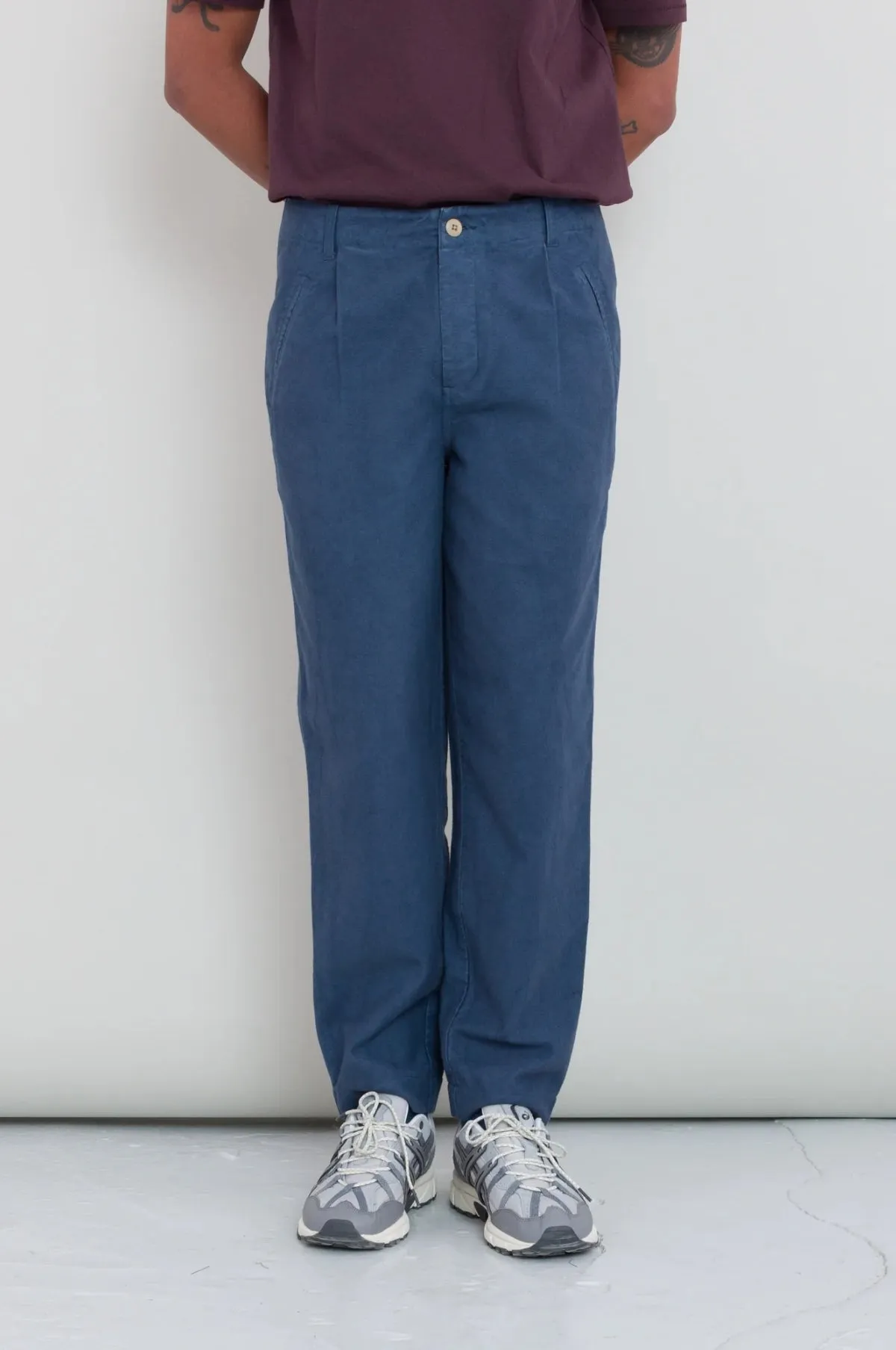 Assembly Pant Steel Blue Moleskin