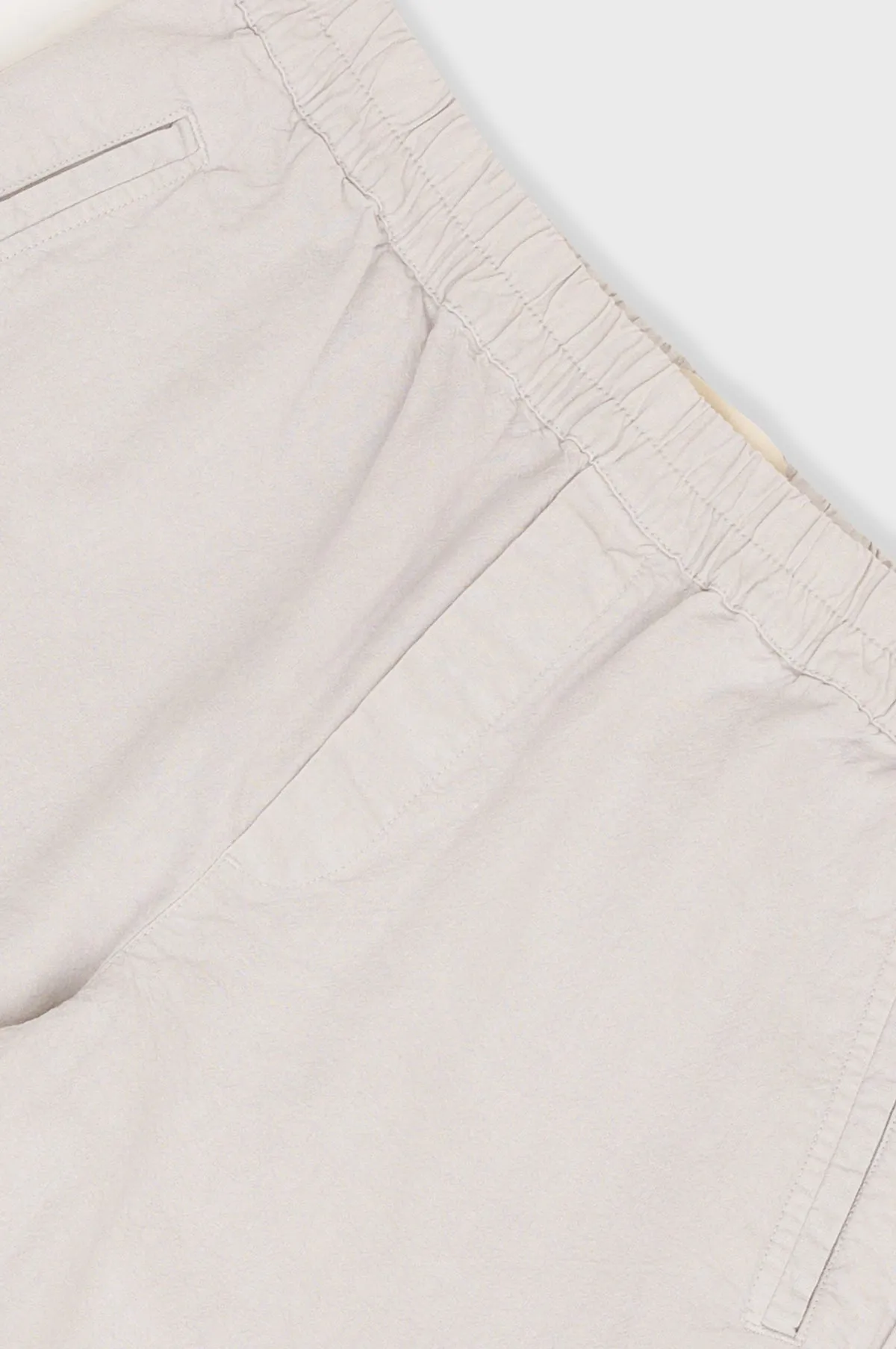 Assembly Short Silver Grey Linen