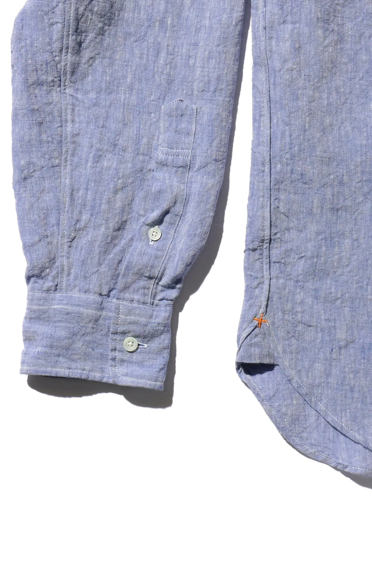 B.D. 1/40 Linen Chambray Blue