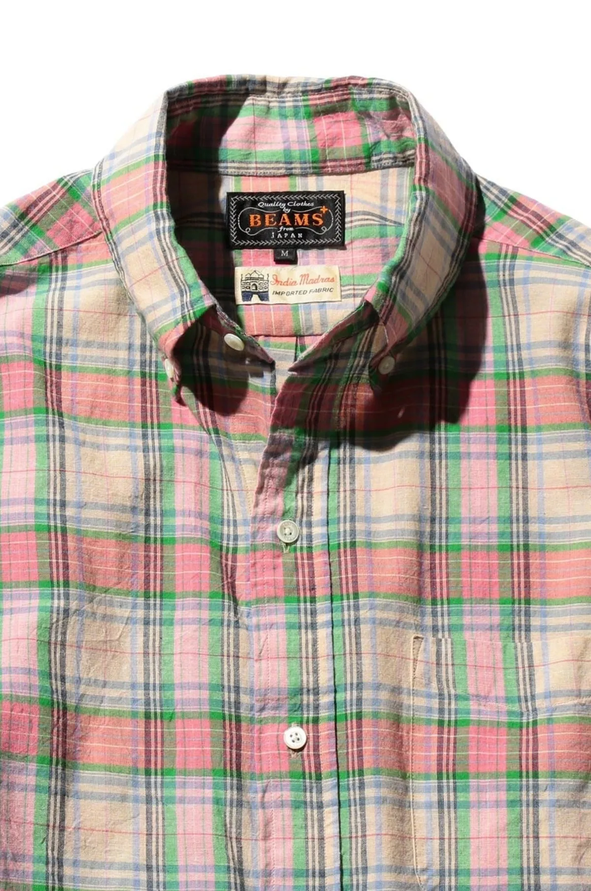 B.D. Classic-Fit Madras Pink