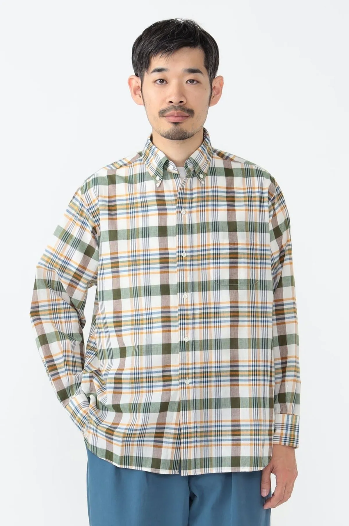 B.D. Classic-Fit Madras White