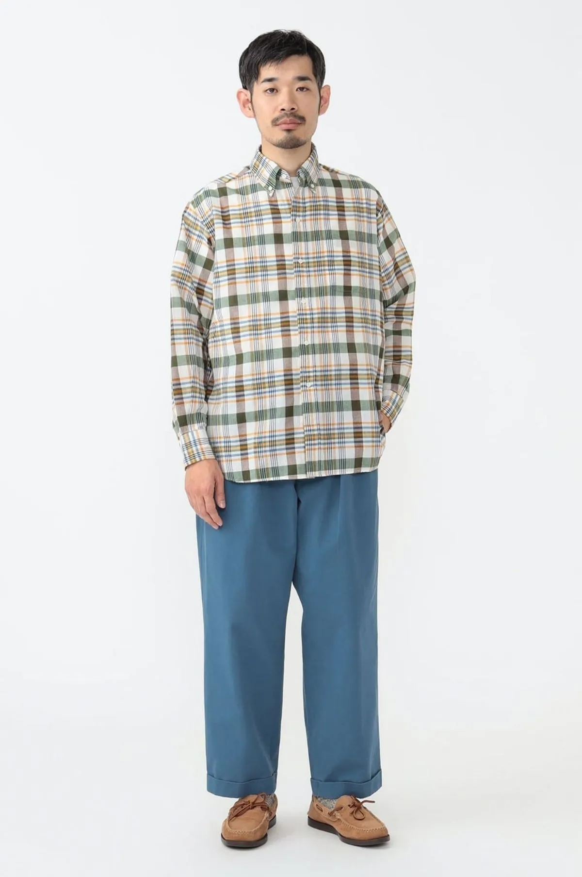 B.D. Classic-Fit Madras White