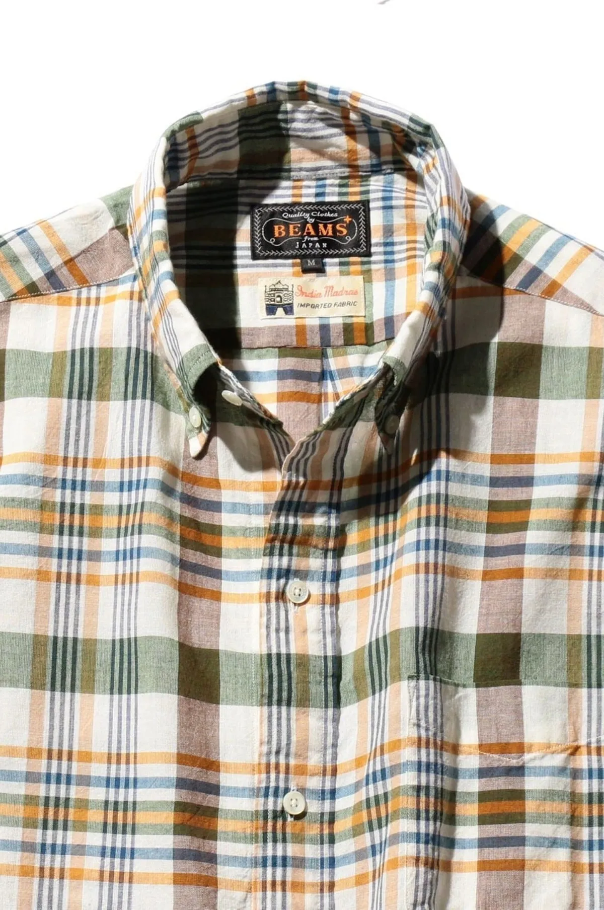 B.D. Classic-Fit Madras White