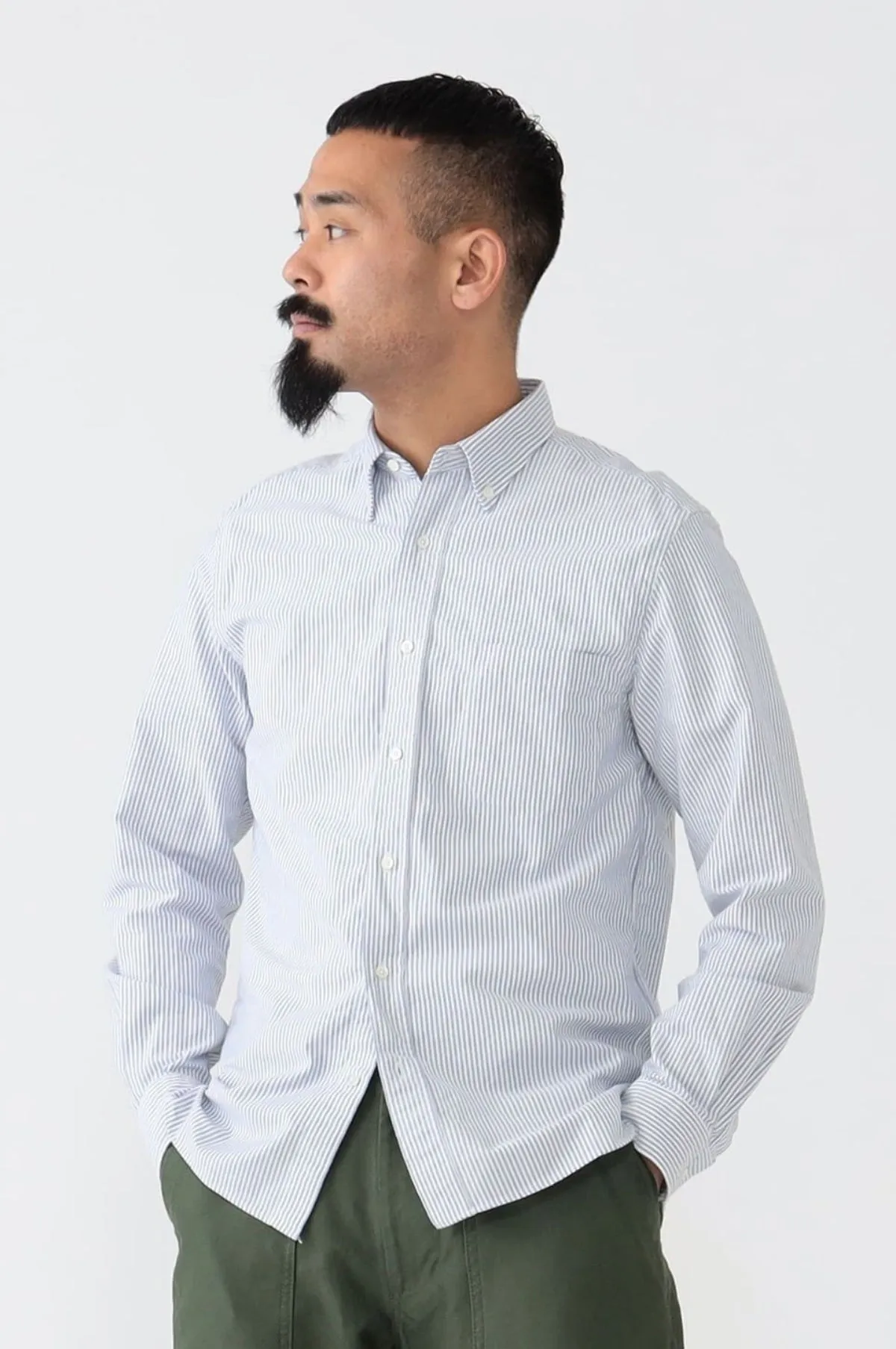 B.D. Oxford Candy Stripe Blue