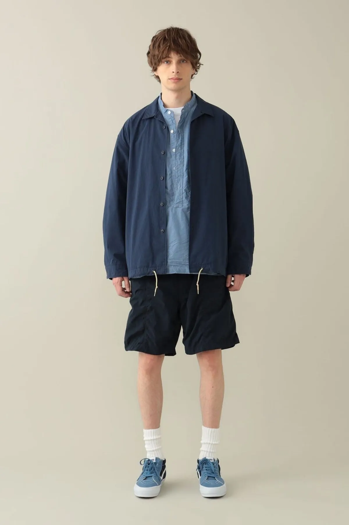Benson Wind Shirt Navy