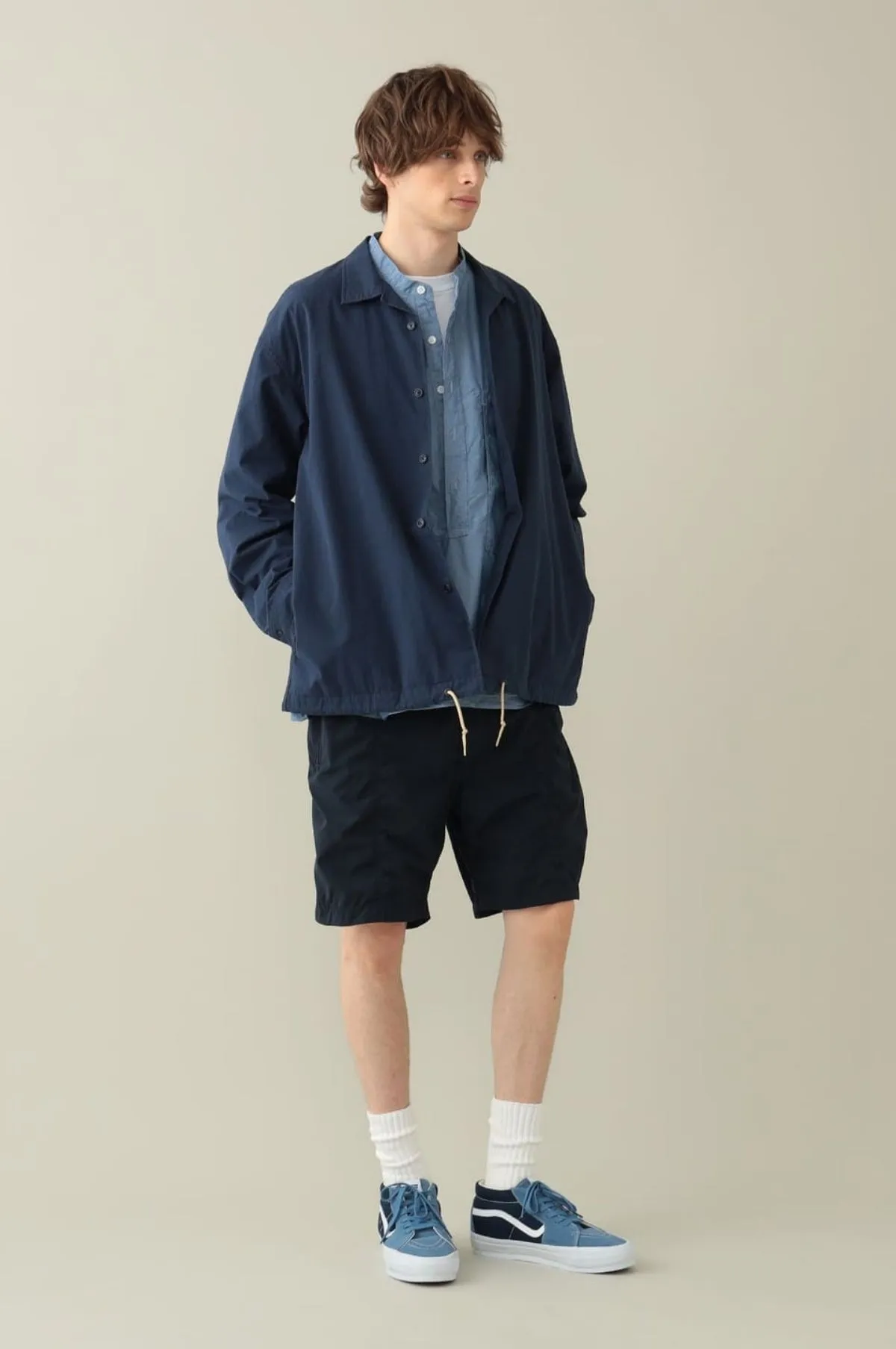 Benson Wind Shirt Navy