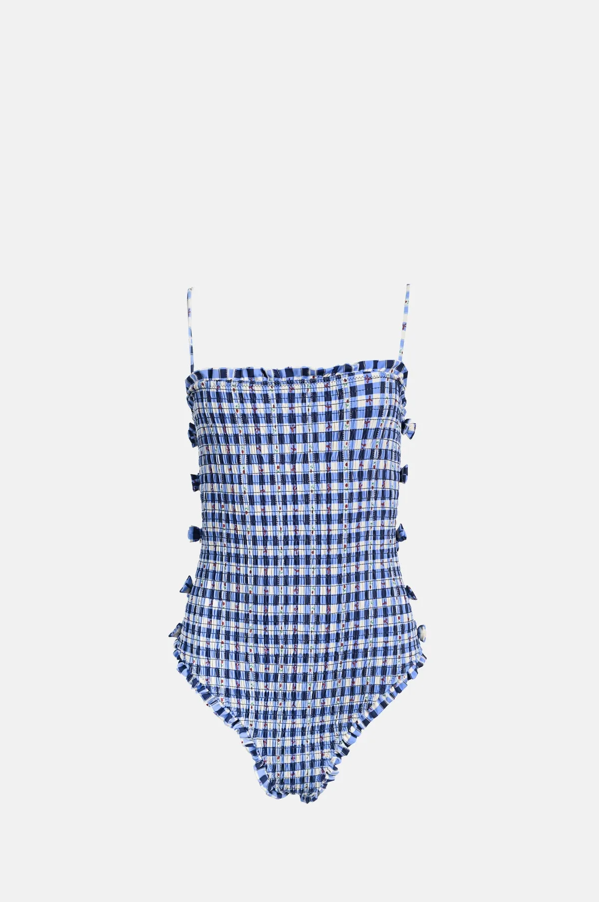 Betty Swimsuit Blue Margot Gingham Navy