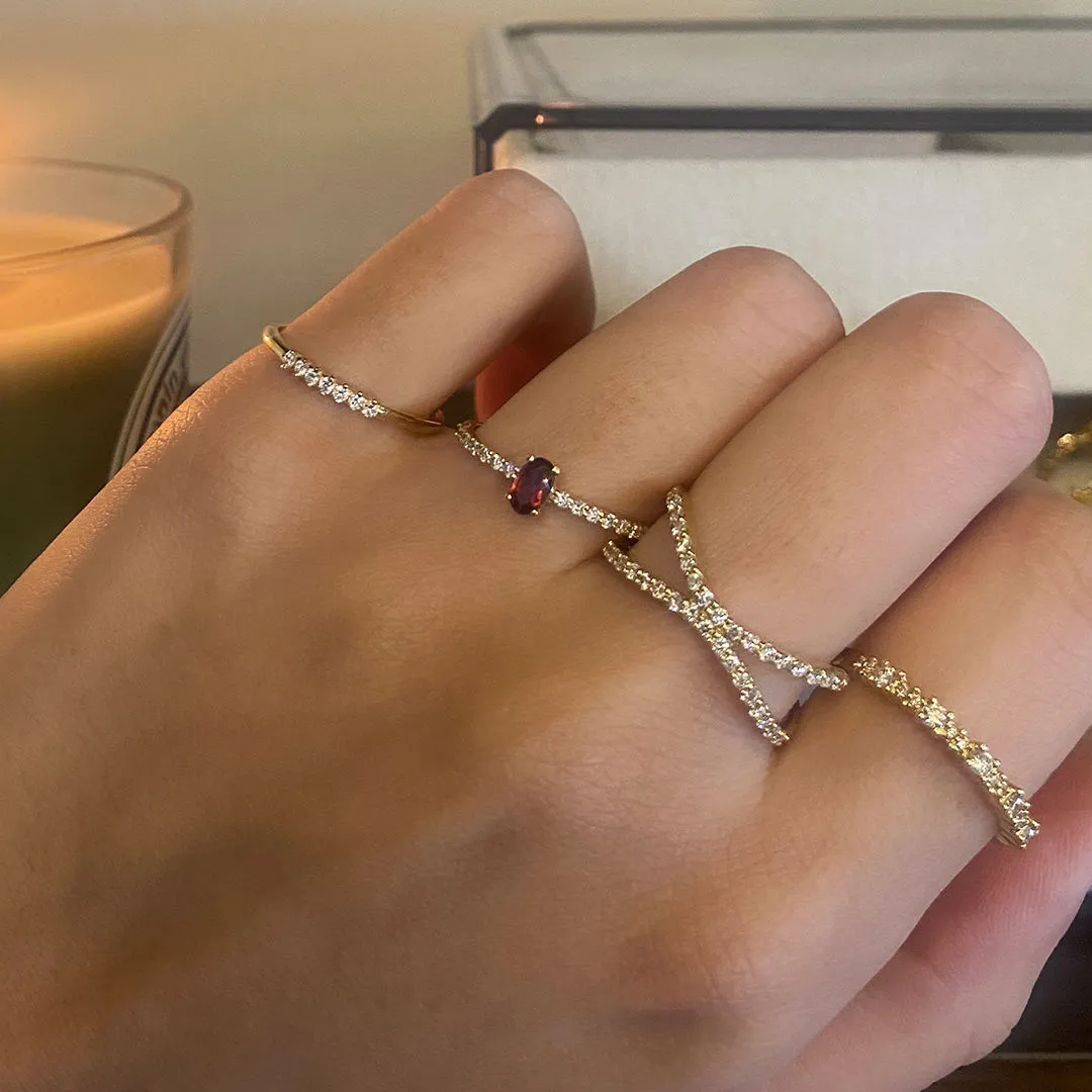 Blair's 18K Gold Ring w. Diamonds