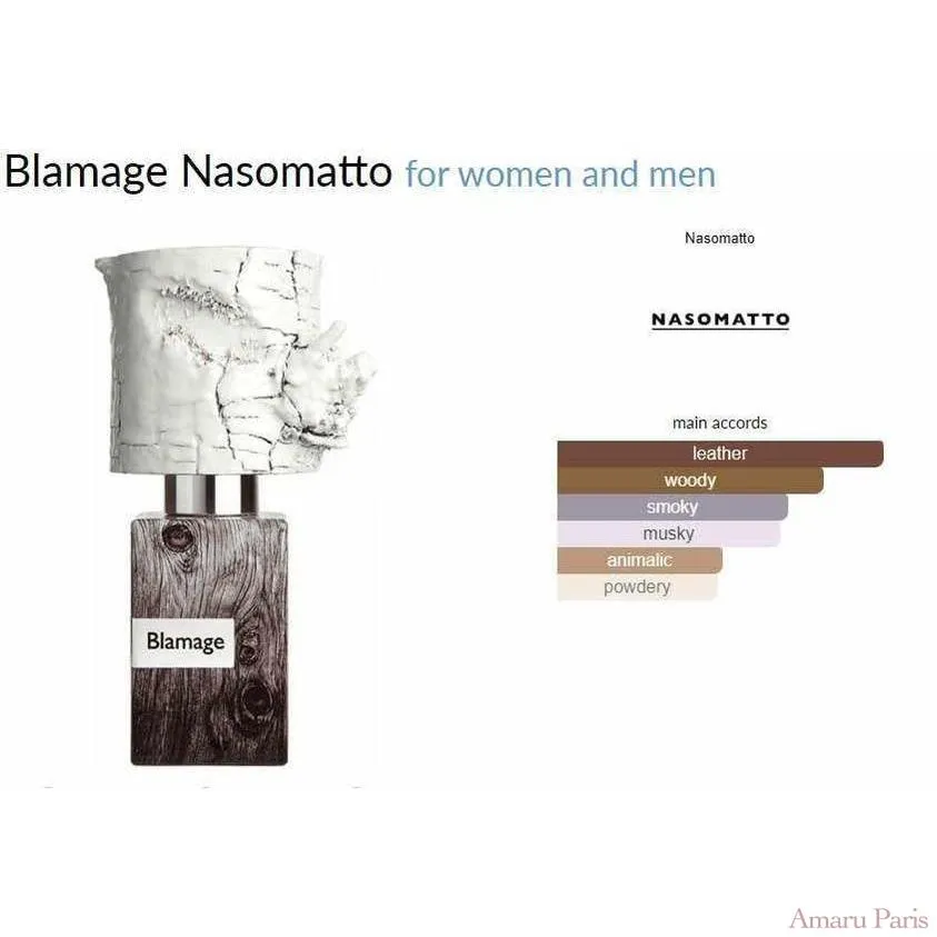 Blamage Nasomatto for women and men Decant Samples