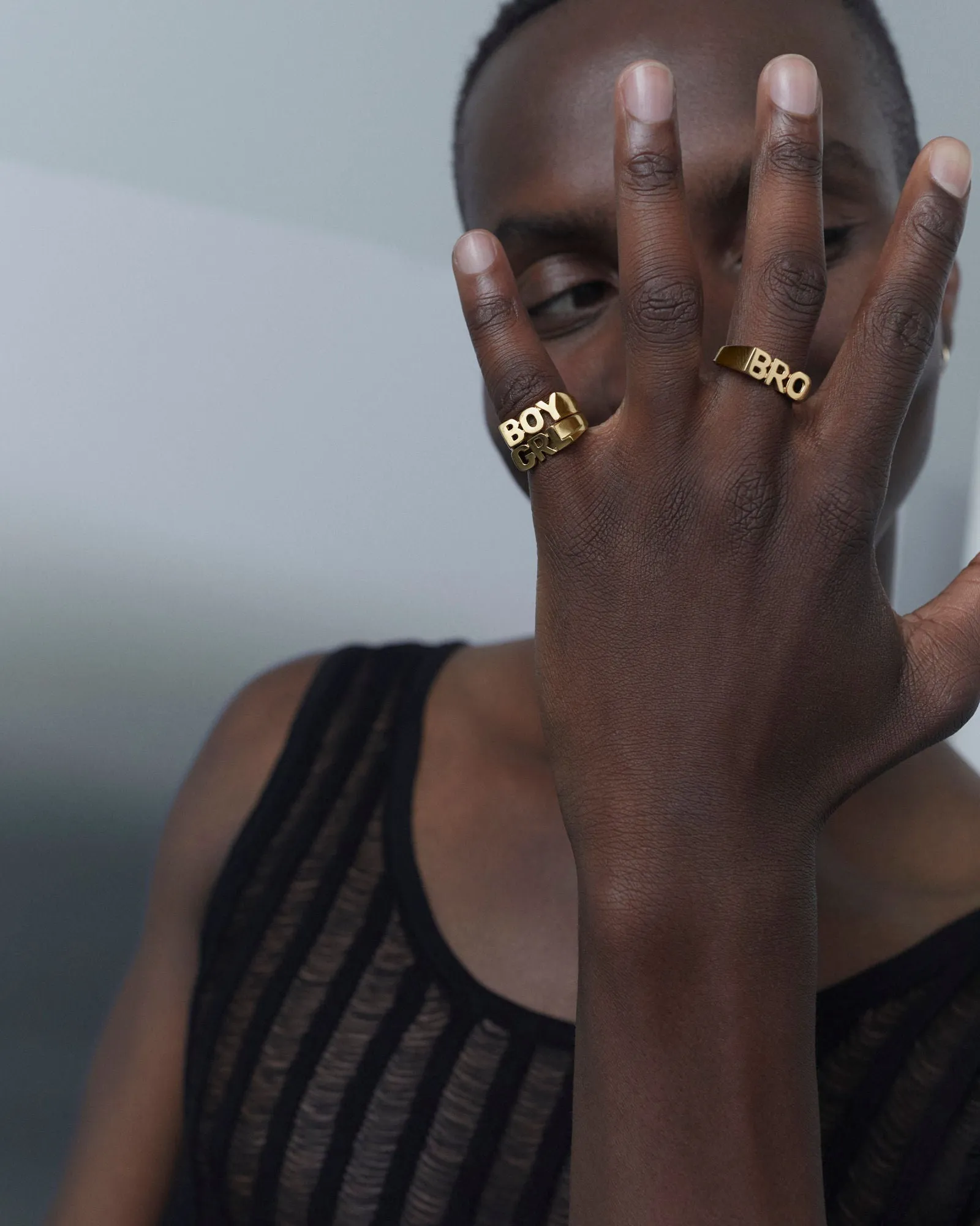 Bro Gold Plated Ring