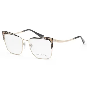 Bulgari Women's 54 mm Pale Gold and Black Opticals