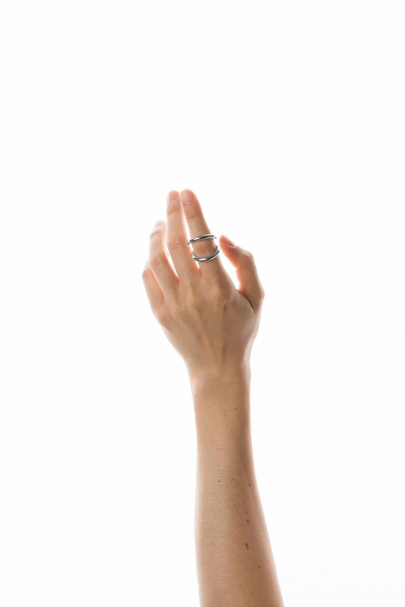 Bulky Viper Ring Silver