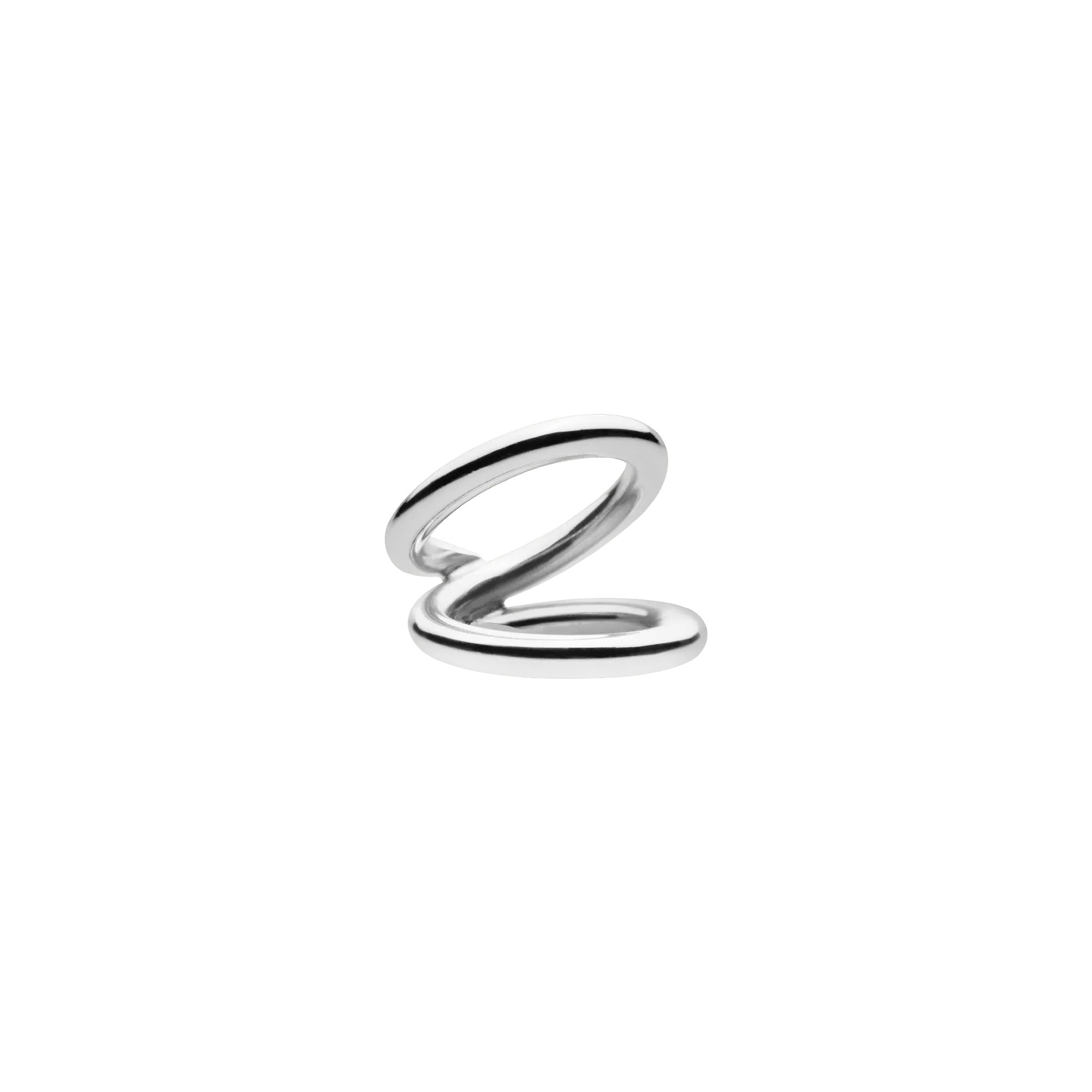 Bulky Viper Ring Silver