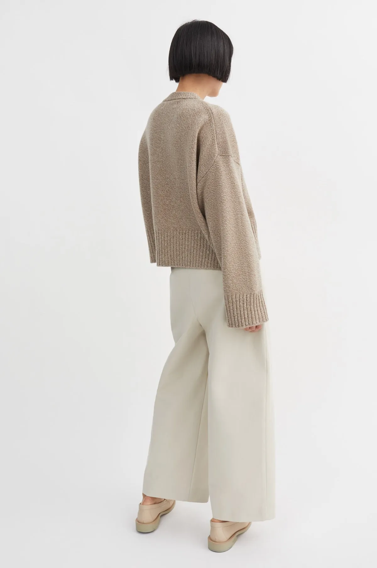 Campa Jumper Light Brown Mouline