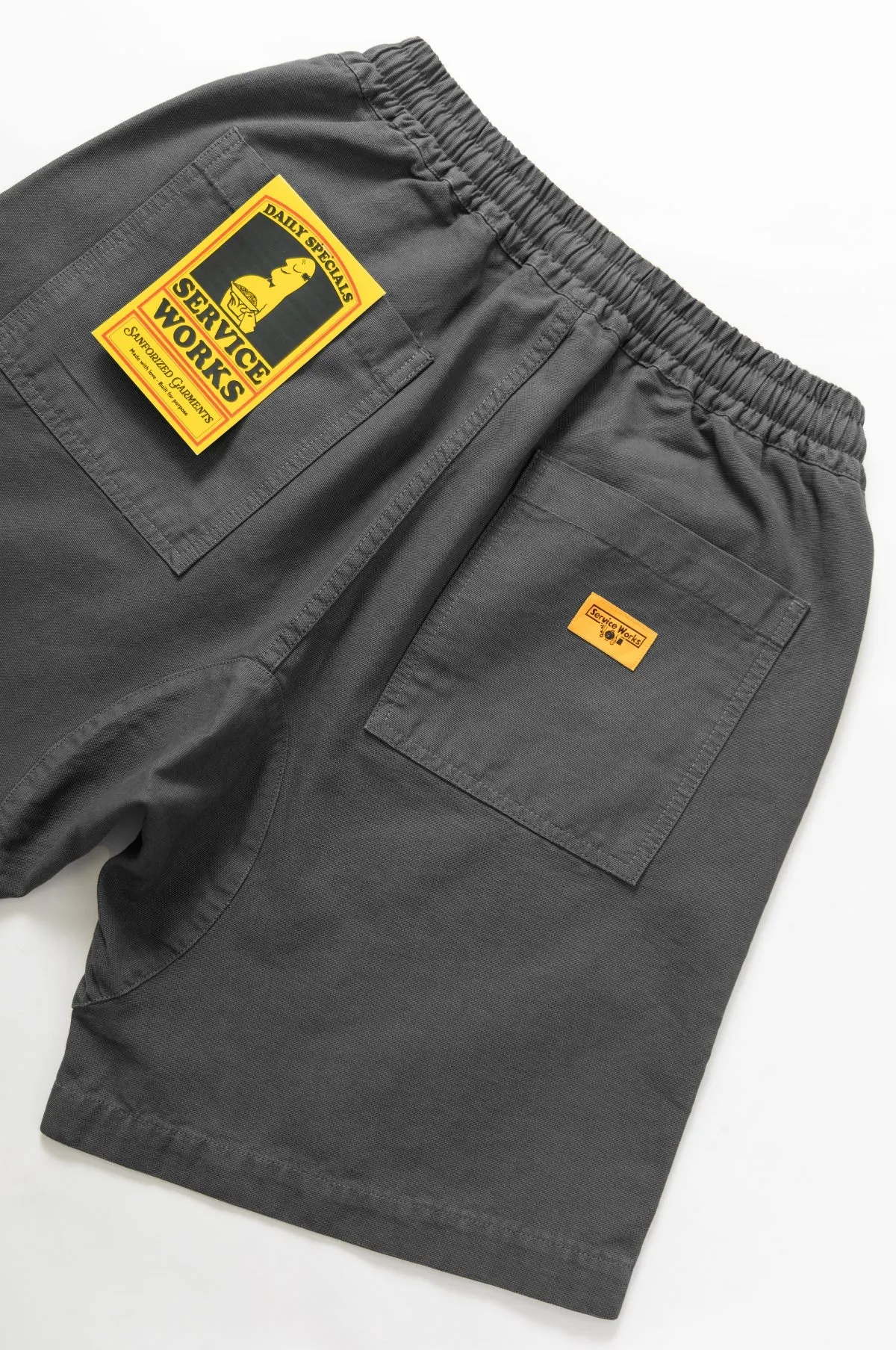 Canvas Chef Shorts Grey