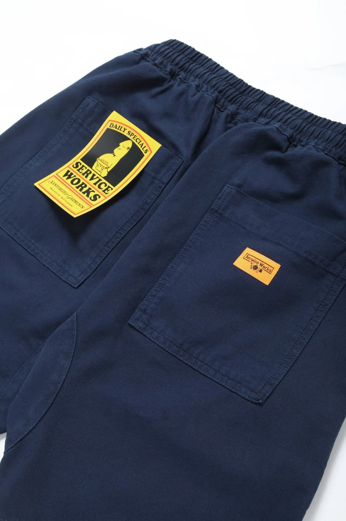 Canvas Chef Shorts Navy