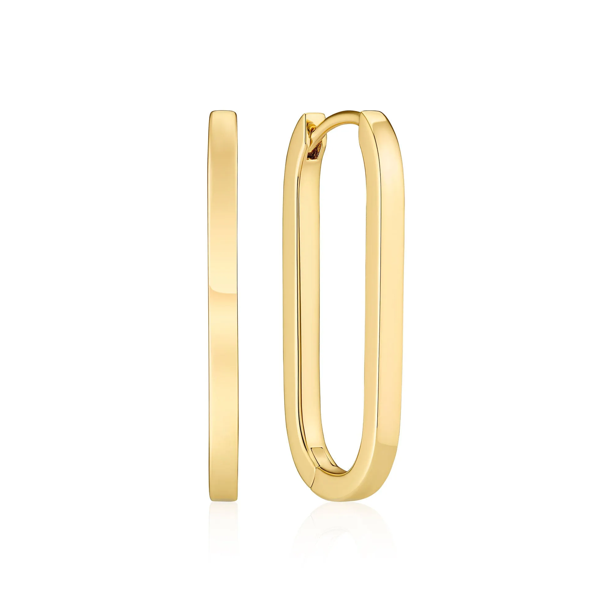 Capizzi Pianura Medio Gold Plated Earrings