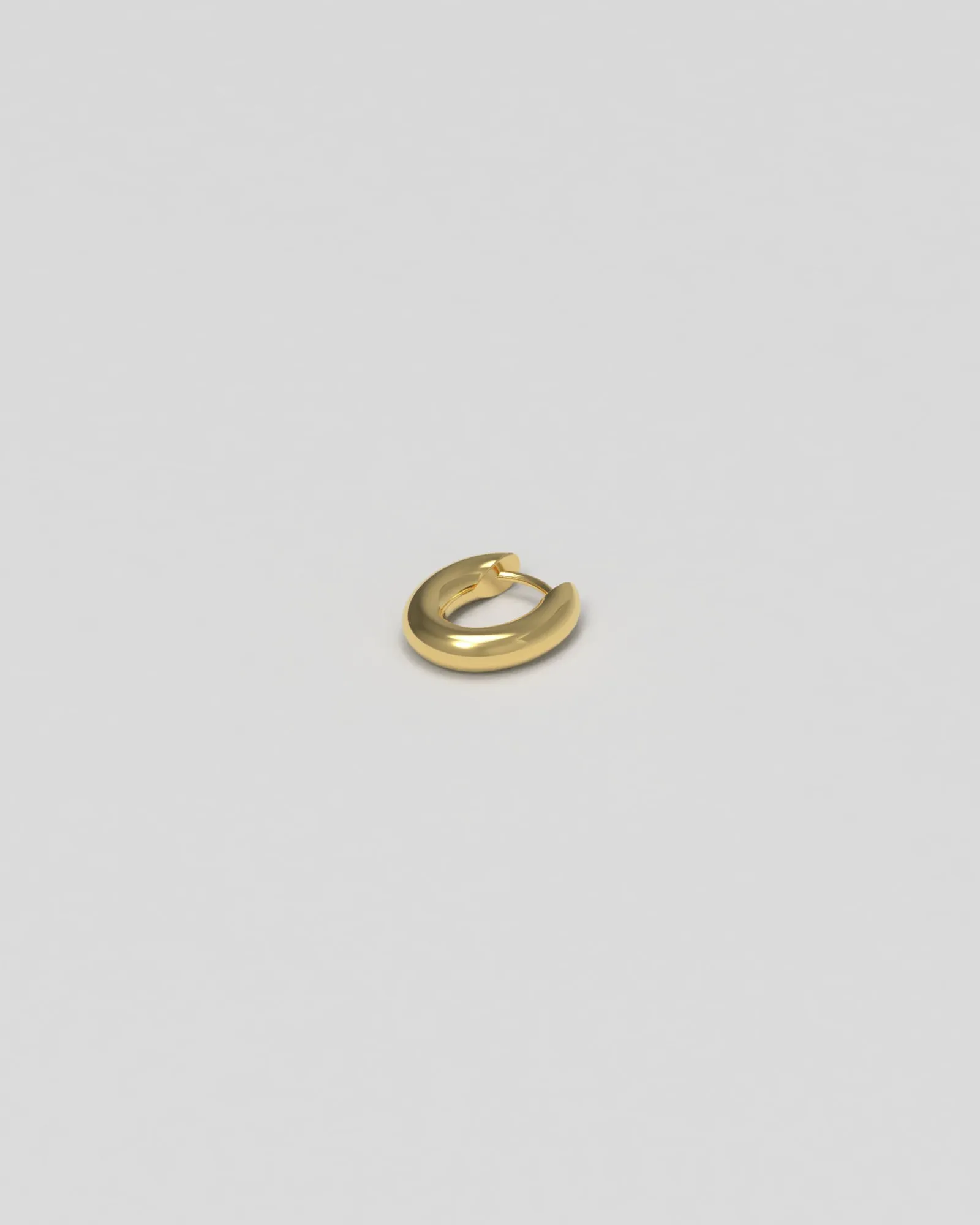 Chunky Tiny 18K Gold Hoops
