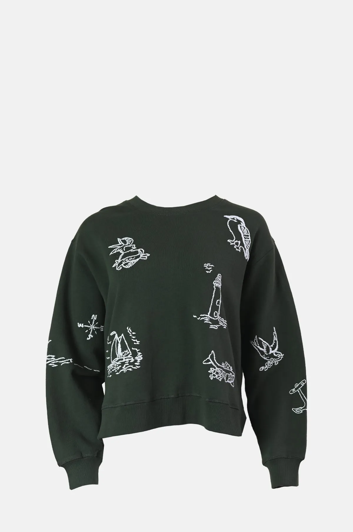 Clyde Lighthouse Sweatshirt Army