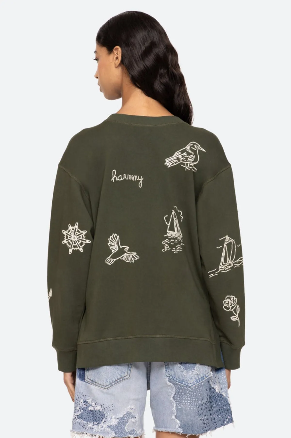 Clyde Lighthouse Sweatshirt Army