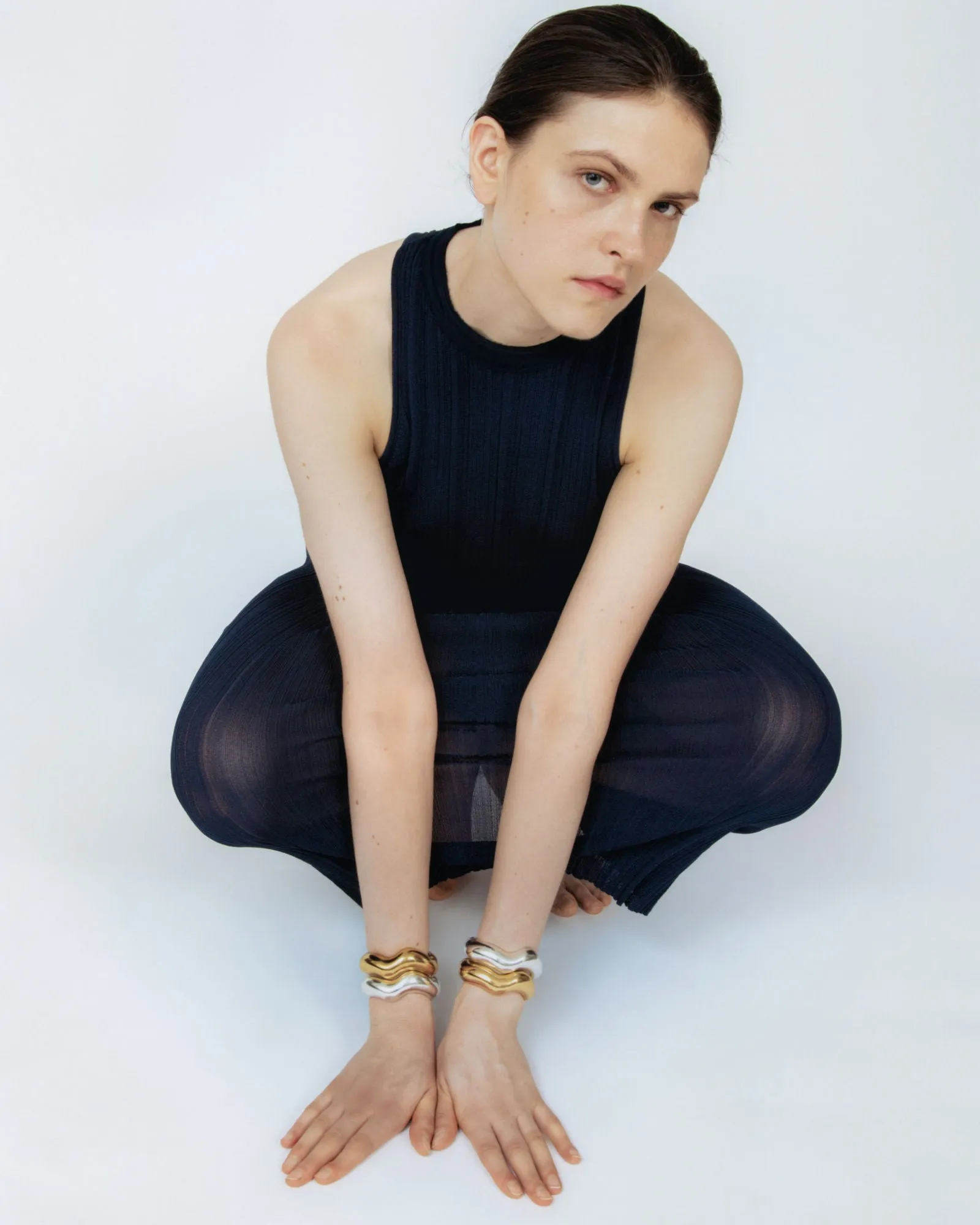 Céo Cuff Gold Plated Bangle