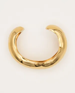Céo Cuff Gold Plated Bangle