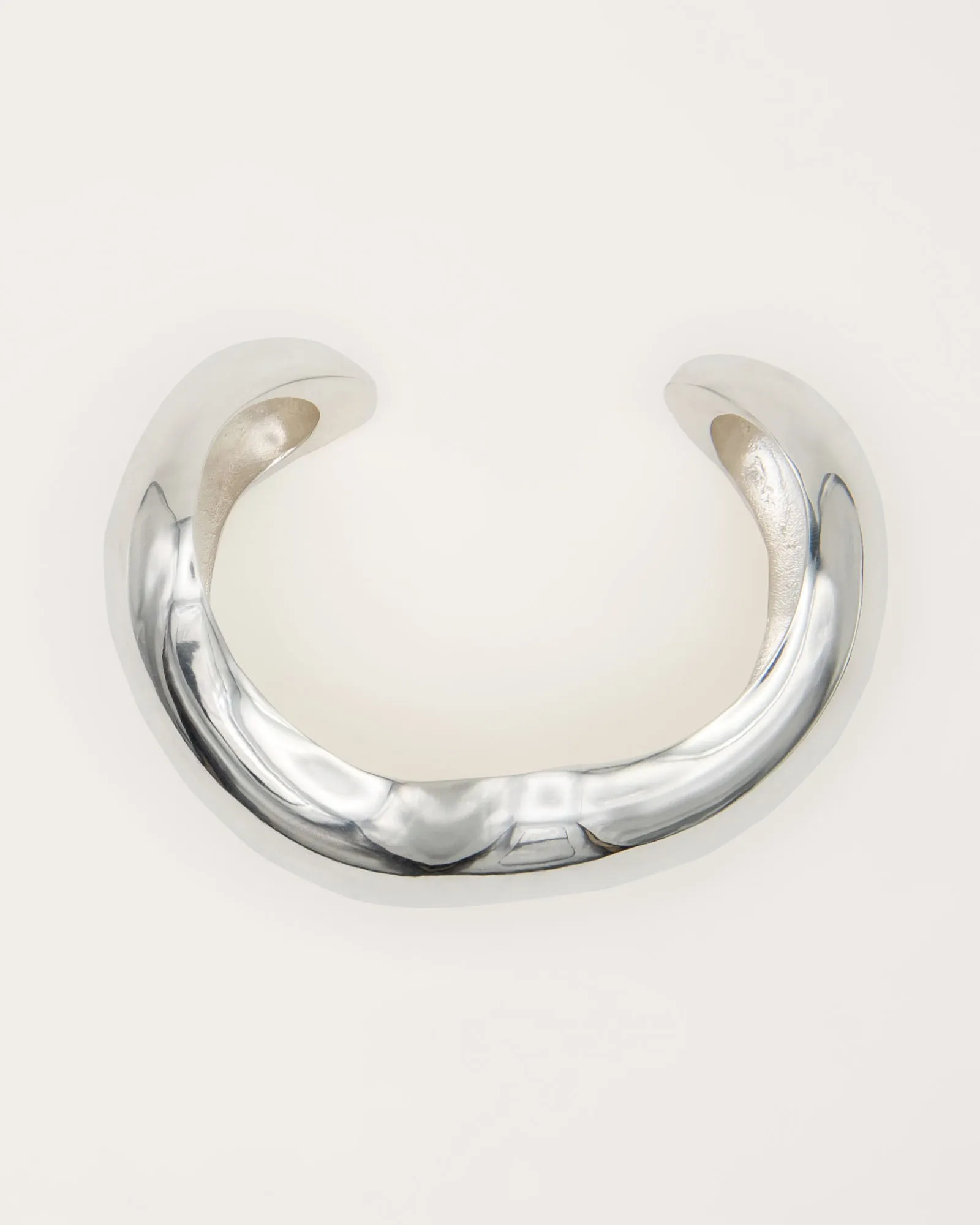 Céo Cuff Silver Bangle