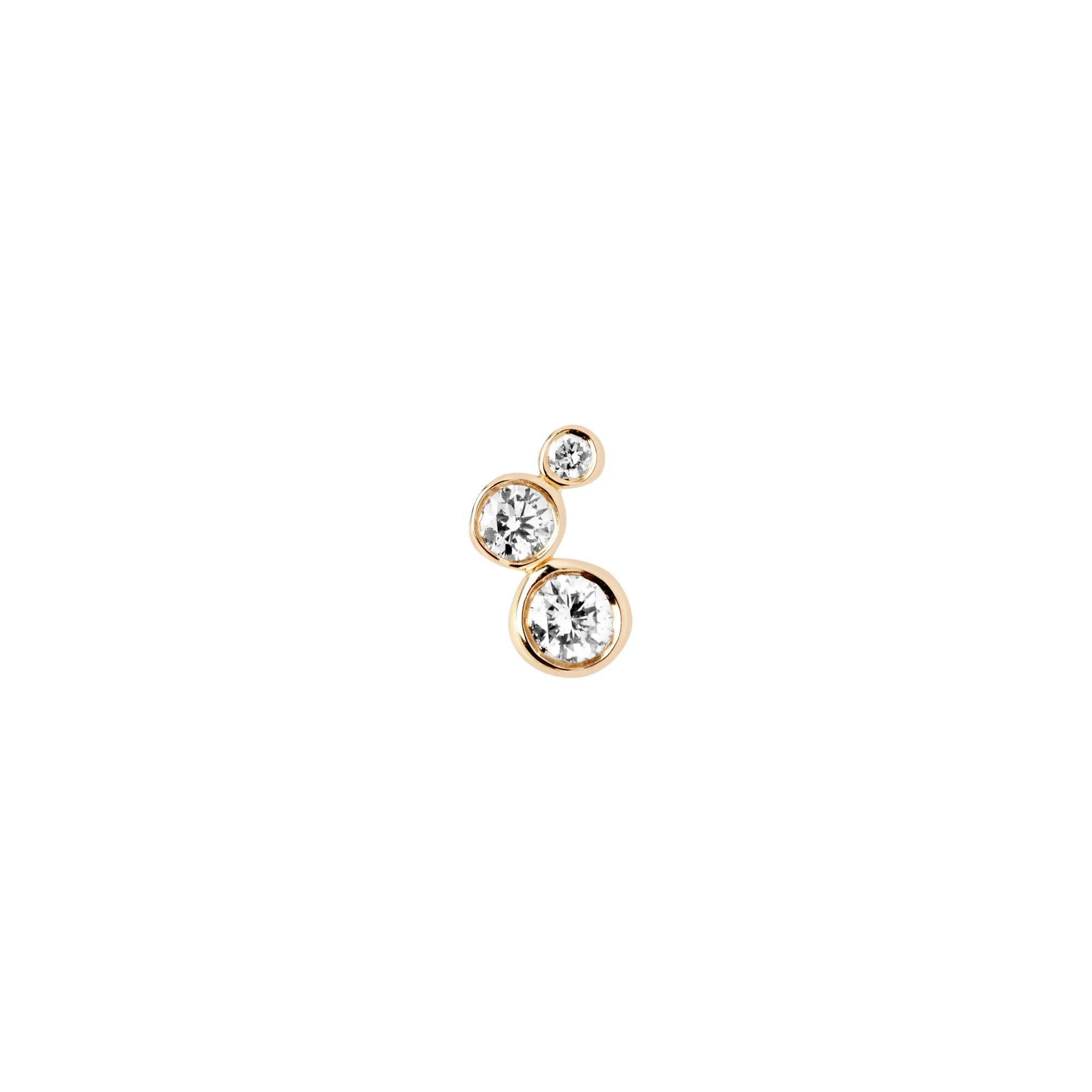 Coco 14K Gold Stud w. Lab-Grown Diamonds