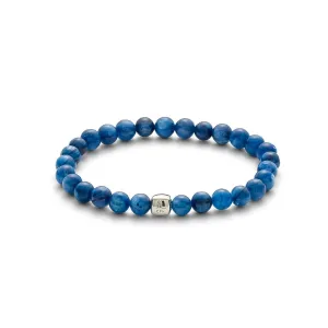 ColorUp (6mm) Silver Bracelet w. Kyanite