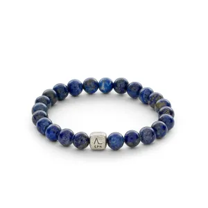 ColorUp (8mm) Silver Bracelet w. Lapis