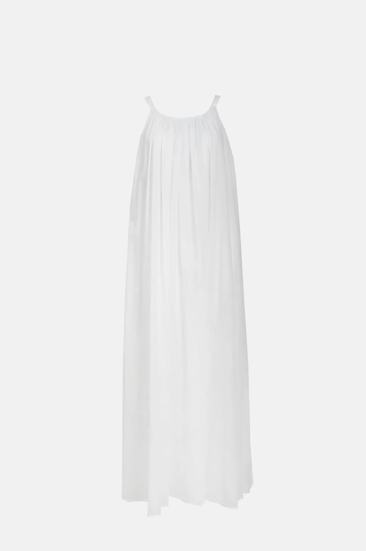 Cotton Gauze Maxi Dress White