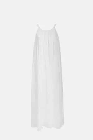 Cotton Gauze Maxi Dress White