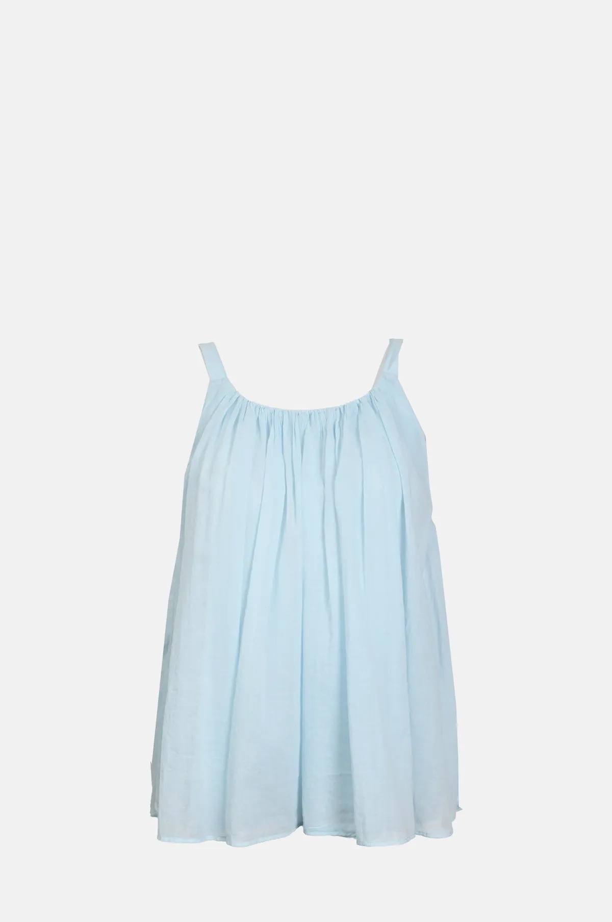 Cotton Gauze Top Ciel