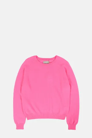 Crop Crew Neon Pink