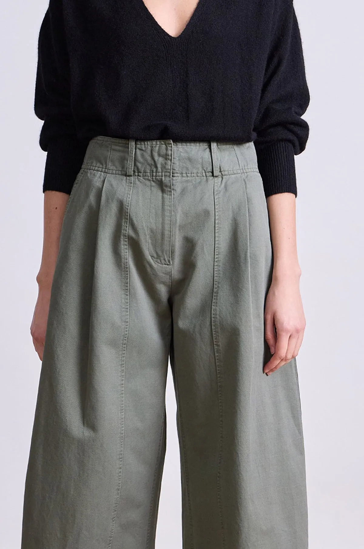 Cropped Cybil Trouser Thyme