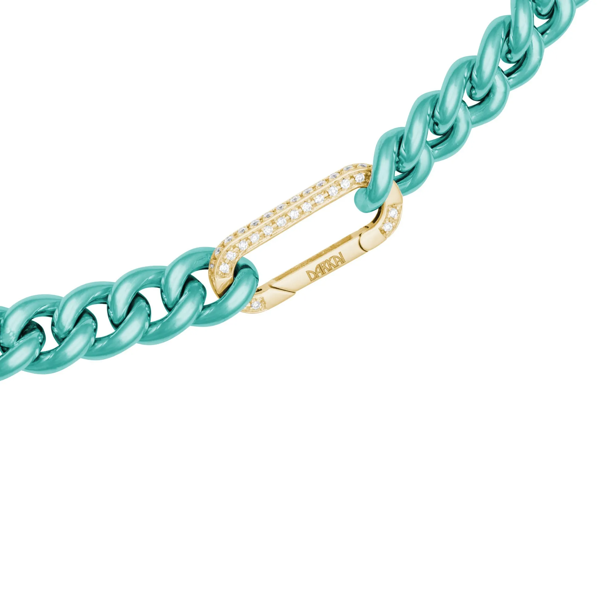 Cuban Sky 18K Gold Necklace w. Diamonds
